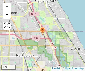 Map of Bernard Weinger Jcc