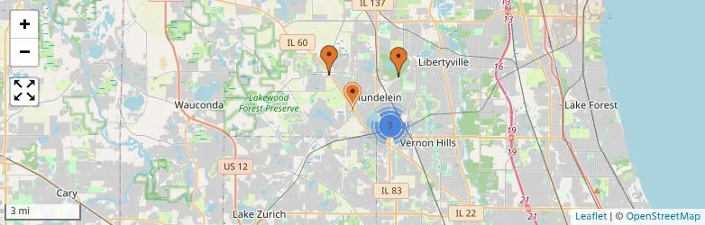 Related schools map