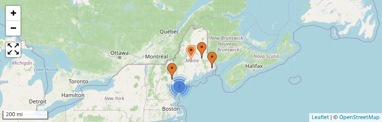 Related schools map