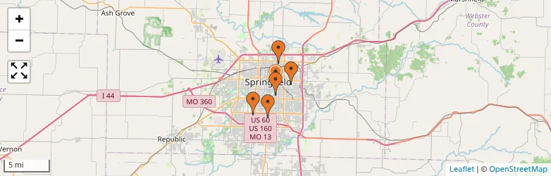 Related schools map