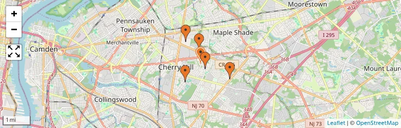 Related schools map