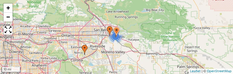 Related schools map