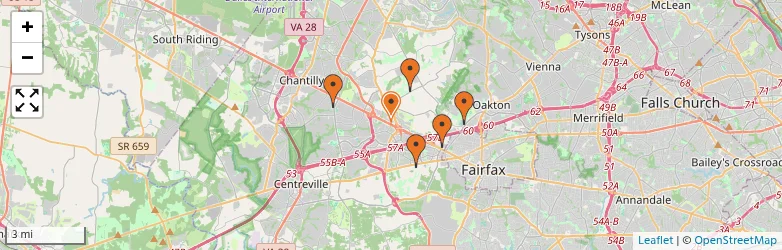Related schools map