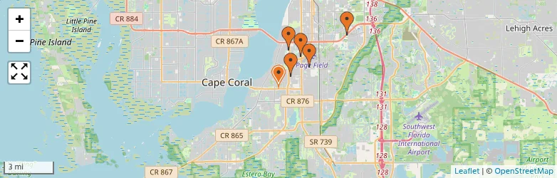 Related schools map