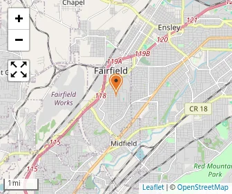 Map of Crumbey Bethel Primitive Bapt