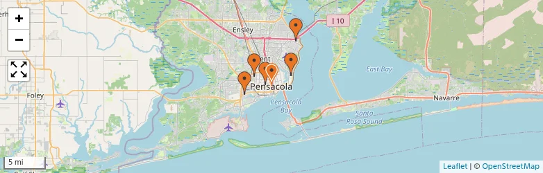 Related schools map