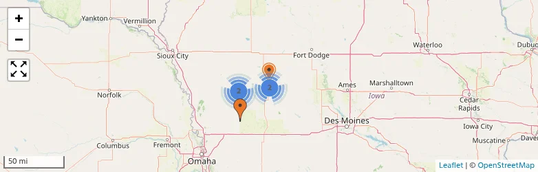 Related schools map