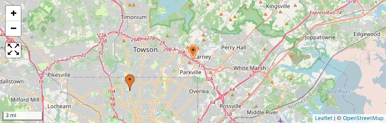 Related schools map