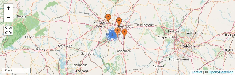 Related schools map