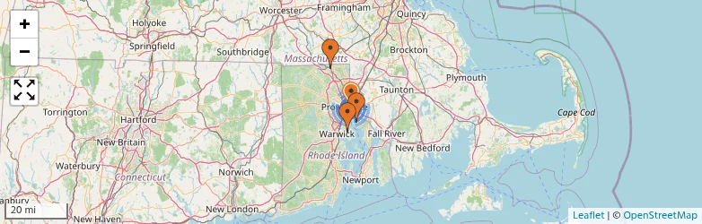 Related schools map