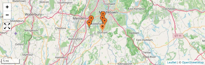 Related schools map