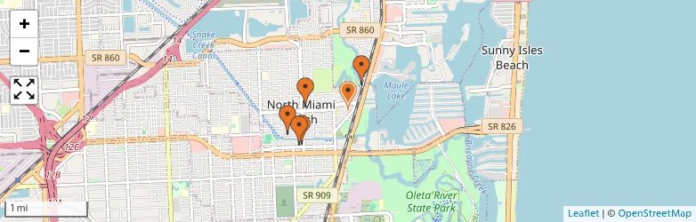 Related schools map