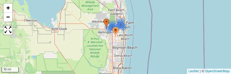 Related schools map