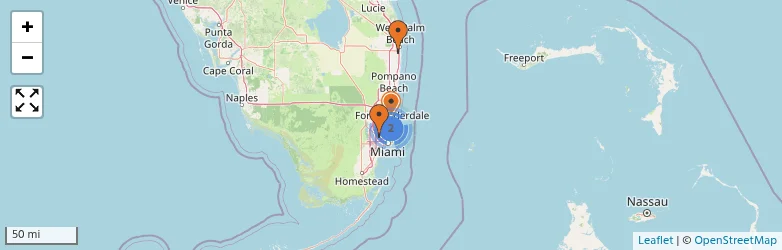 Related schools map
