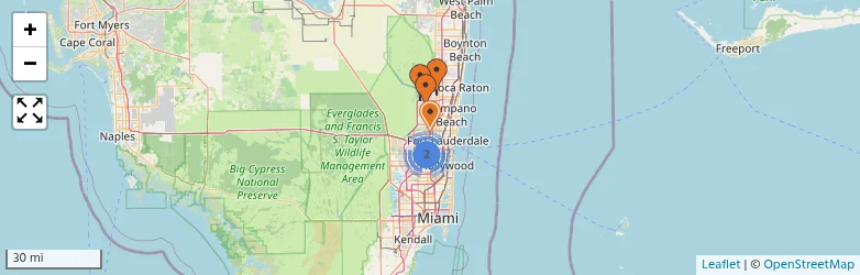 Related schools map