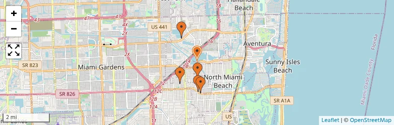 Related schools map