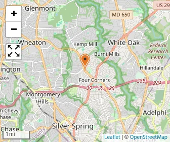 Map of National Children's Center School/maryland Site