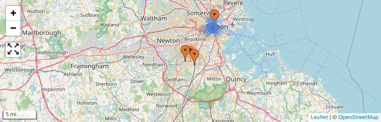 Related schools map