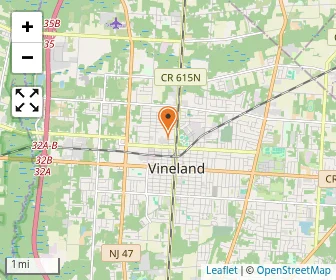 Map of Pineland Learning Center, Inc.