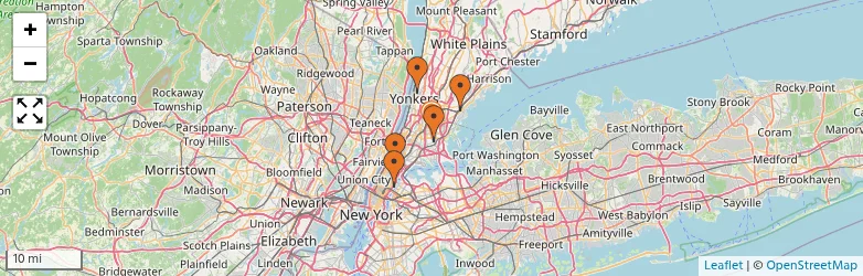 Related schools map