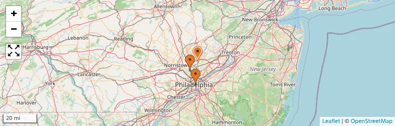 Related schools map