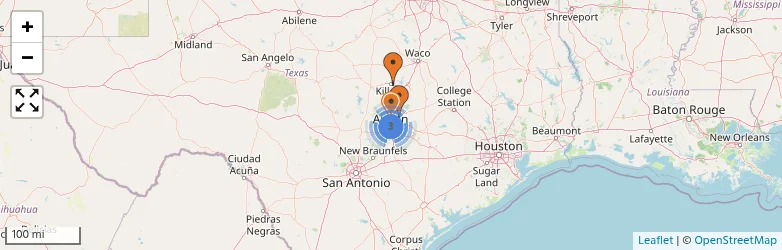 Related schools map