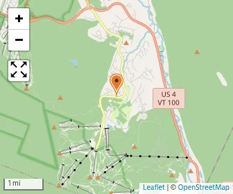 Map of Killington Mountain School