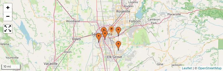 Related schools map