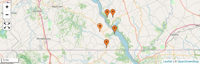Related schools map
