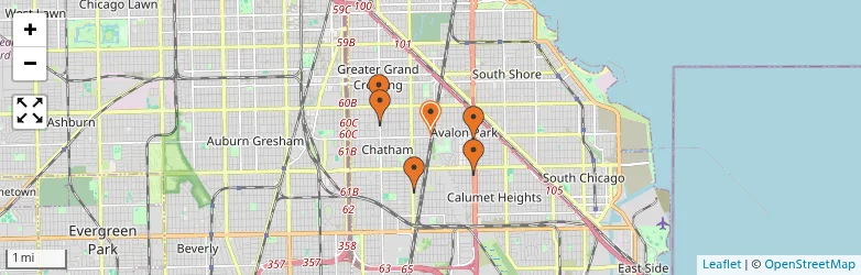 Related schools map