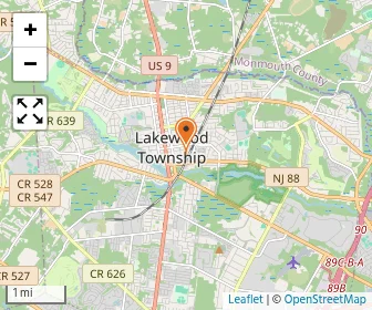 Map of Yeshiva K'tana Of Lakewood