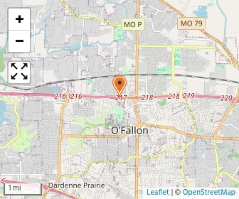 Map of St. Charles Christian Home Educators