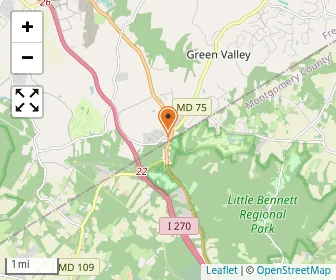 Map of Green Valley Montessori (formerly Urbana Montessori)