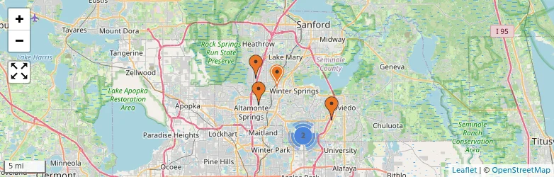 Related schools map