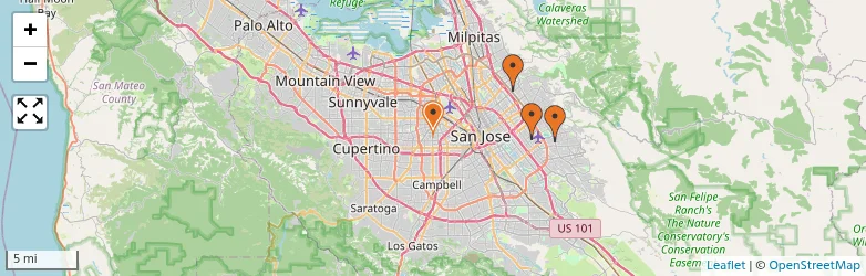 Related schools map