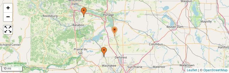 Related schools map