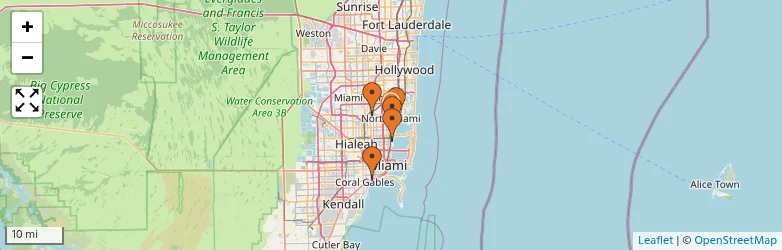 Related schools map