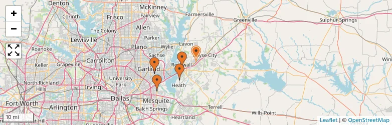 Related schools map