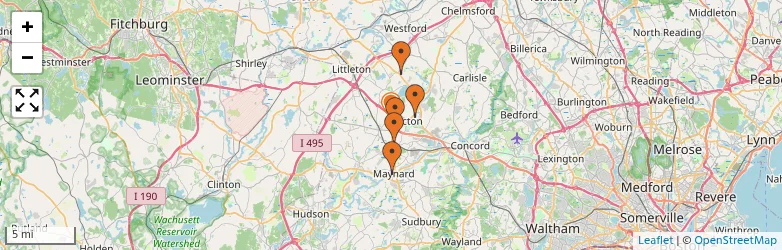 Related schools map