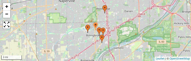 Related schools map