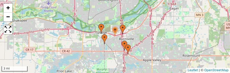 Related schools map