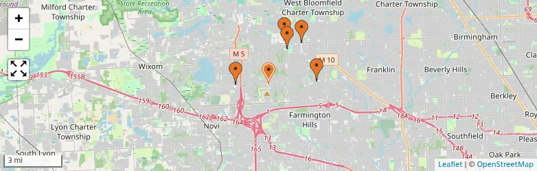 Related schools map