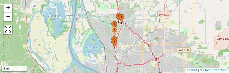 Related schools map