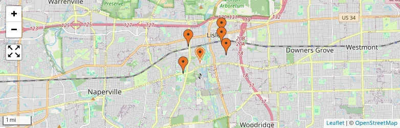 Related schools map