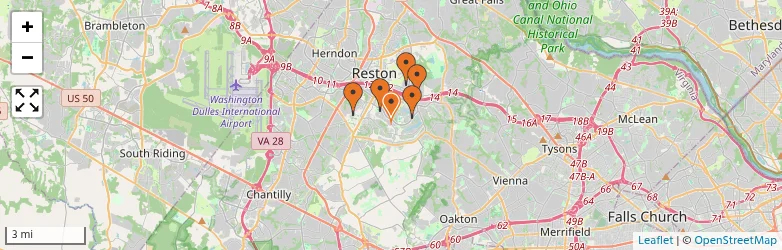 Related schools map