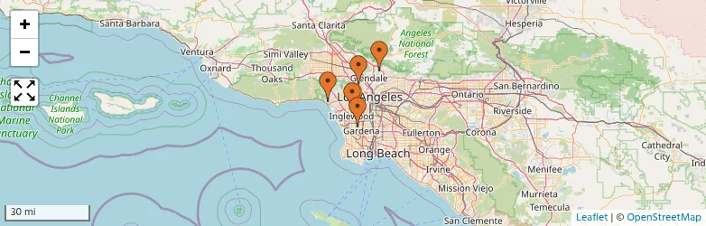 Related schools map