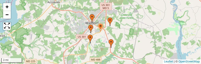 Related schools map