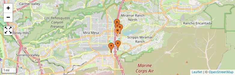 Related schools map