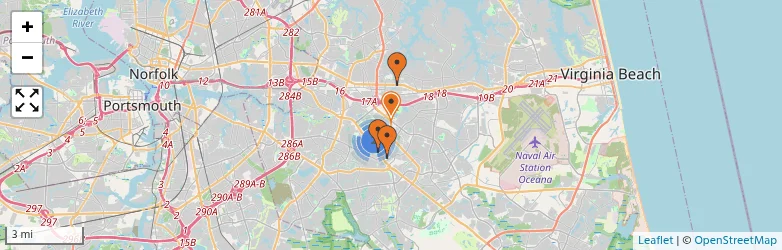 Related schools map
