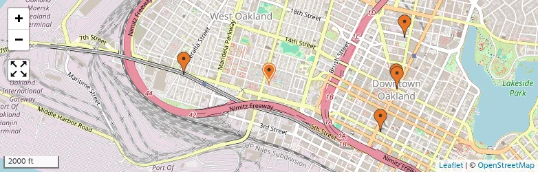 Related schools map